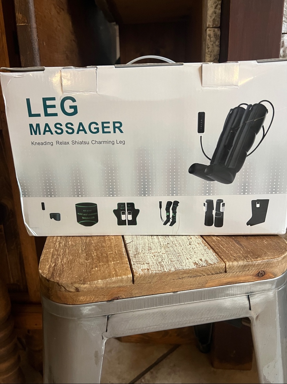Airboots Pro Compression Leg Massager - Black